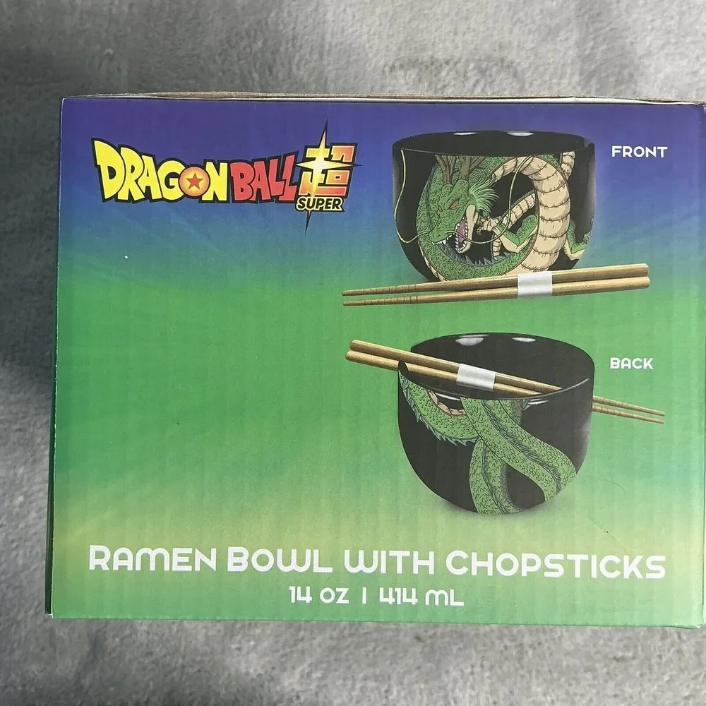 Funky Dragon Ball Super Shenron 14oz Ramen Bowl With‎ Chopsticks